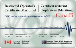 Restricted Operator Card (VHF)